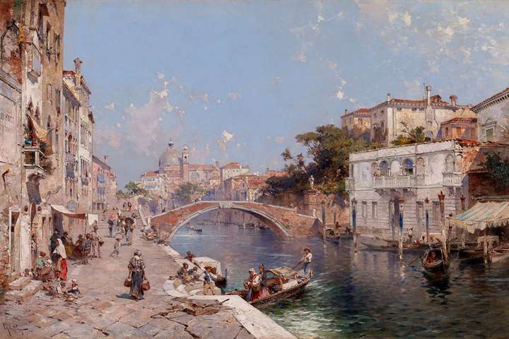 Rio Dei Ognissanti with Santa Maria Del Rosario, Venice